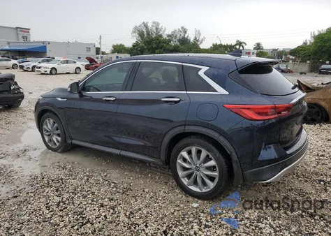 2021 Infiniti Qx50 Pure z USA, uszkodzony, nr VIN 3PCAJ5AA1MF101089